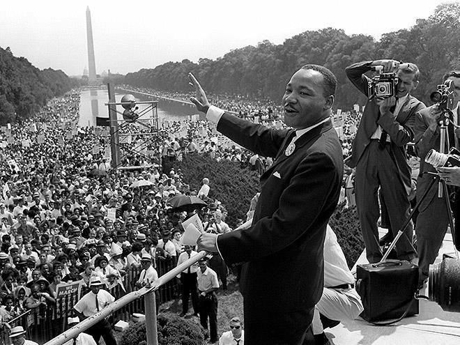 Image of MLK, Jr at DC March