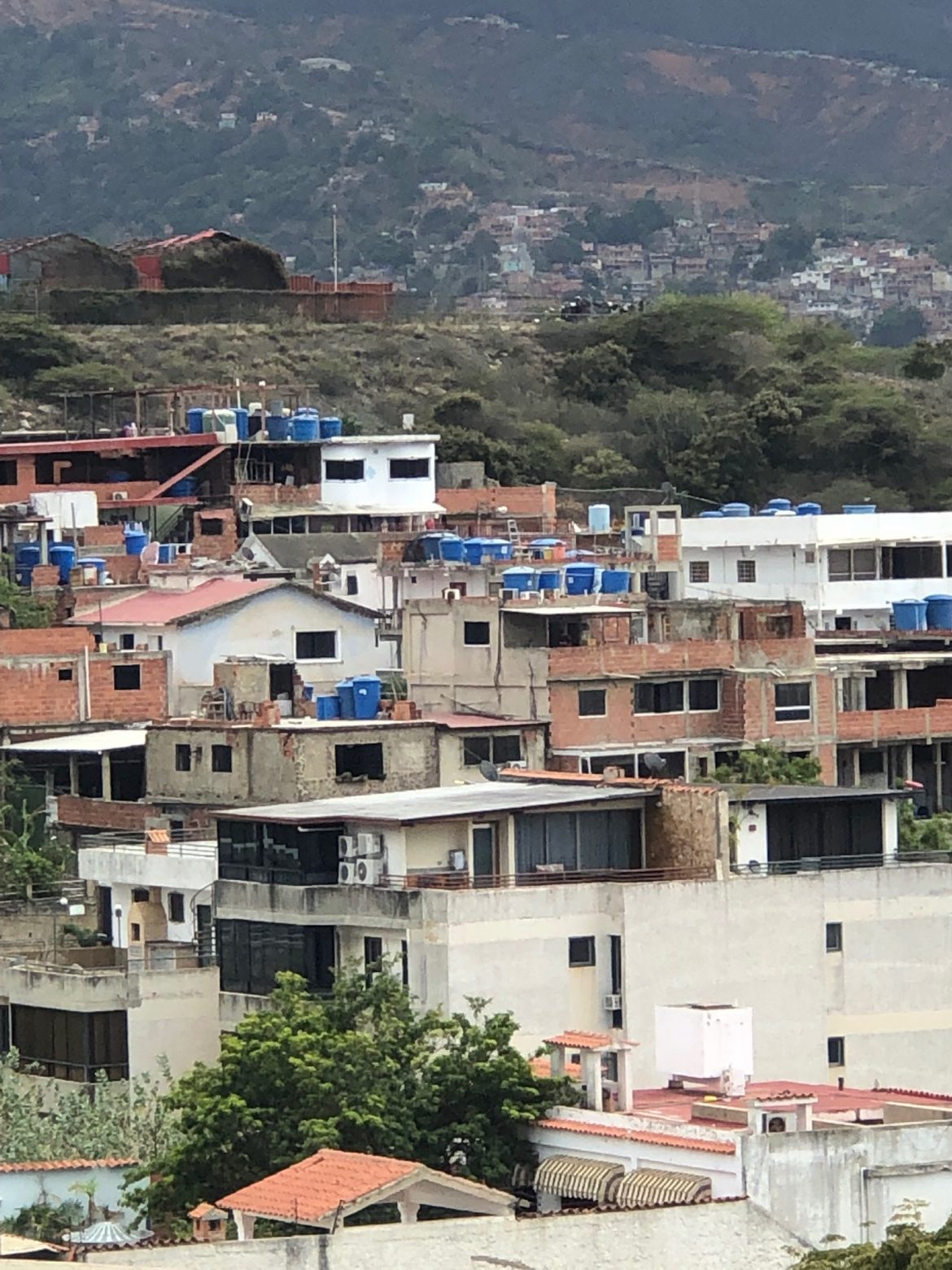 small town on hill in Venezuela