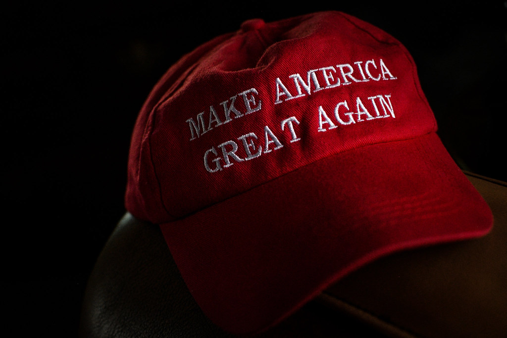 "Make America Great Again" red hat