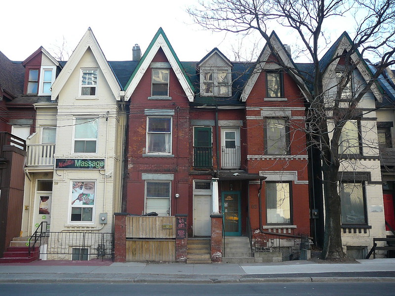 Houses in a row