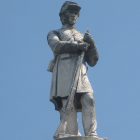 Confederate Monument and Statue, Greenwood County Courthouse