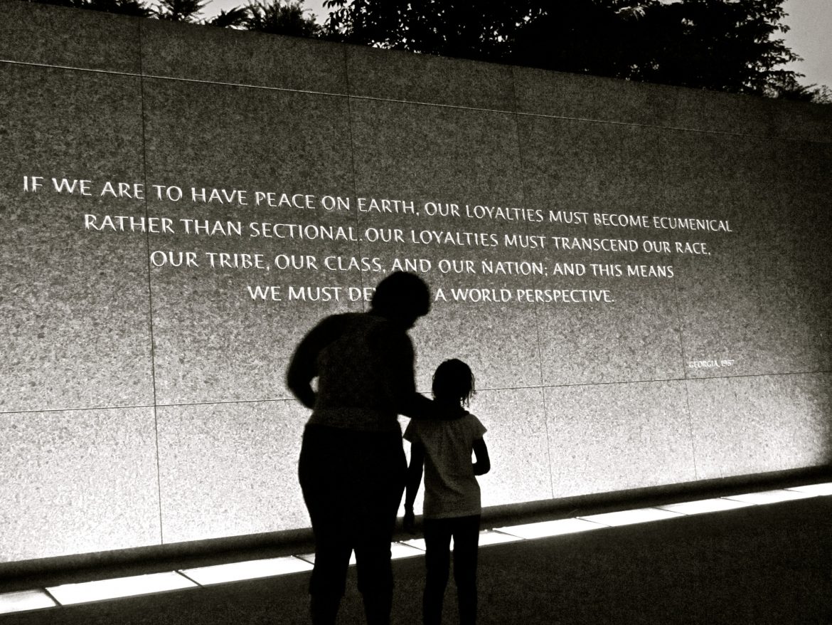 A twilight visit to the Martin Luther King Jr. Memorial