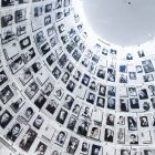 Memorial at Yad Vashem Holocaust Museum, Israel. December 2018.