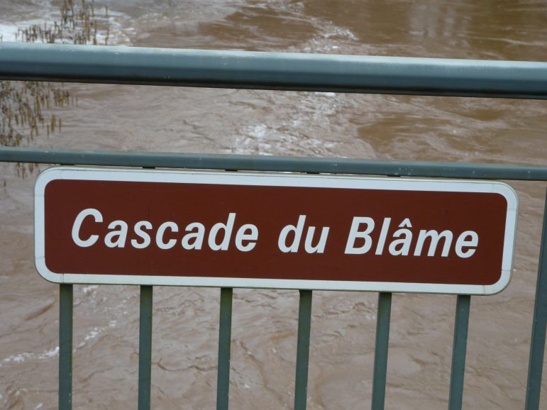 Waterfall section of the French river, Le Blâme